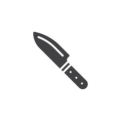 Kitchen knife vector icon