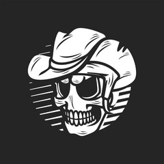 Skull Logo Design Template Idea