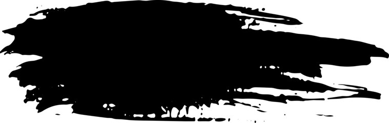 Abstract Dry Brush Textured Grunge Banner.