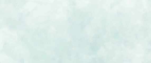 Vector light blue green watercolor art background. Hand drawn vector texture. Hand painted pastel watercolor texture for cards, flyer, poster, banner, and cover. Brushstrokes and splashes. Template.