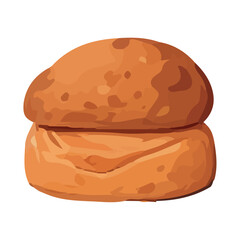 Gourmet bread stack, fresh organic