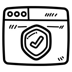 protection line icon style