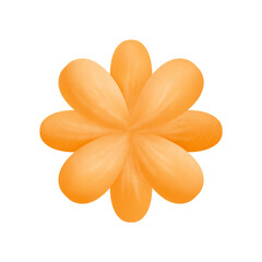 Hand painted exotic floral. Beautiful flower 