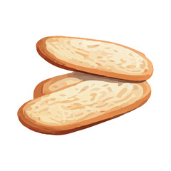Healthy eating baked biscuit meal
