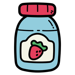 jam filled outline icon style