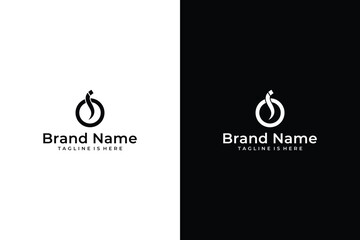 initials i and o logo