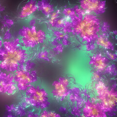 Obraz premium Background with flowers