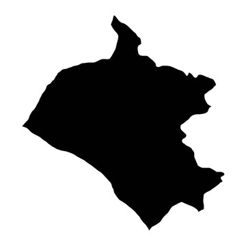 Lambayeque map, region in Peru. Vector Illustration.