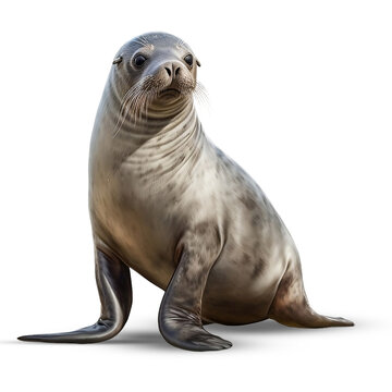 Seal on transparent png background