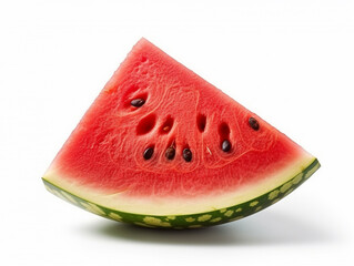 Watermelon isolated on white background .Generative Ai.