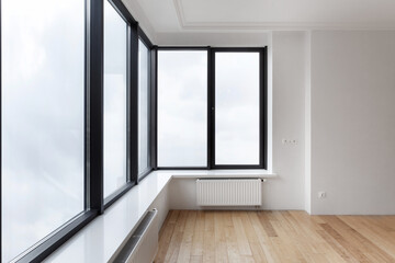 Obraz premium living room without furniture, buying of new property