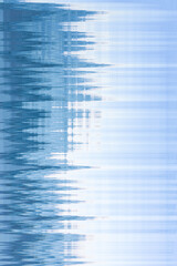 blue background in the form of a glitch