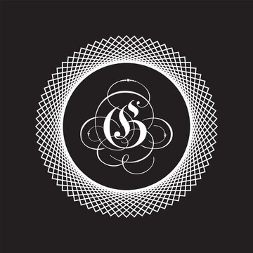 recommend clip art: White color all font vector logo design in black background,