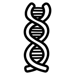 dna line icon style