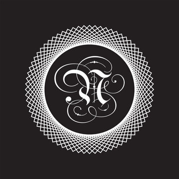 recommend clip art: White color all font vector logo design in black background,