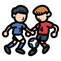 match filled outline icon style