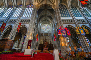 Transept of the Orléans Cathedral of Sainte Croix (