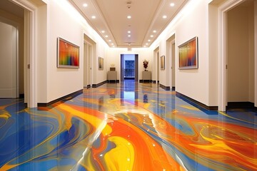 Not at all an ordinary epoxy floor that attracts all the attention in the apartment. It gives your home an amazing luxury that everyone will envy. Generative AI Technology 