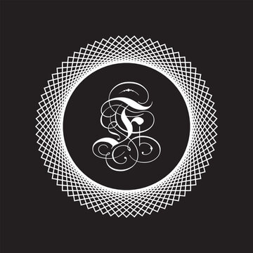 recommend clip art: White color all font vector logo design in black background,