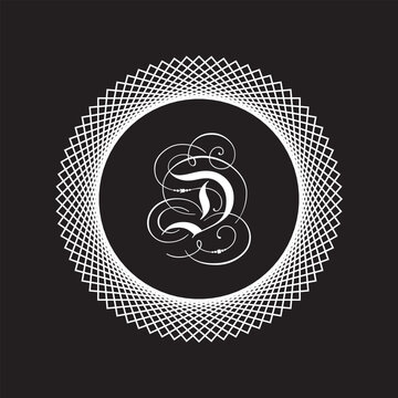 recommend clip art: White color all font vector logo design in black background,