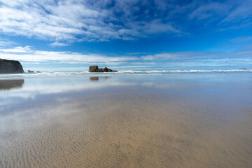 Perranporth Beach Cornwall England UK