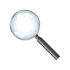 Magnifying glass with a handle 