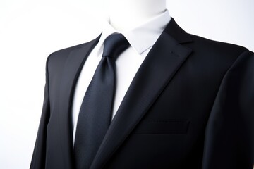 Male fashionable suit on a mannequin.