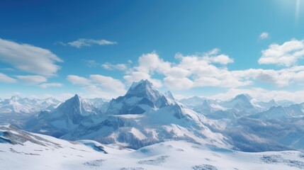 Plakat Majestic Mountains Backdrop