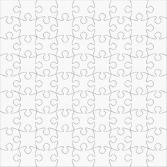 Puzzle background grey stock illustration.