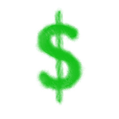 abstract watercolors dollar sign exchange