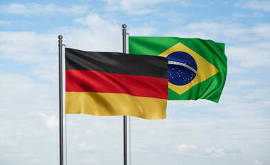 Brazil and Germany flag