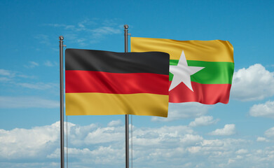Myanmar Faso flag
