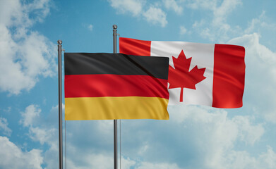 Canada and Germany flag