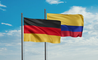 Colombia and Germany flag