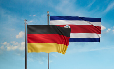 Costa Rico and Germany flag