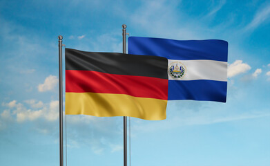 Salvador and Germany flag