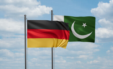Pakistan and Germany flag
