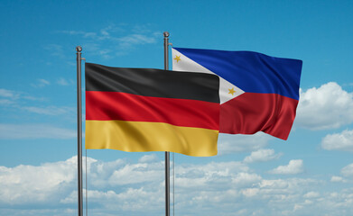 Philippines and Germany flag