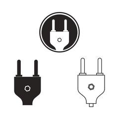 Electric plug icon