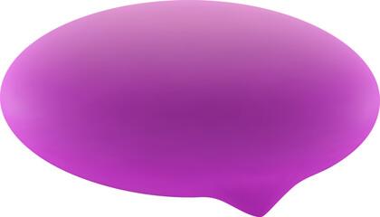 Set of empty colored text bubbles in various shapes.3d speech bubble dialogue balloon.Thought clouds of different shape.