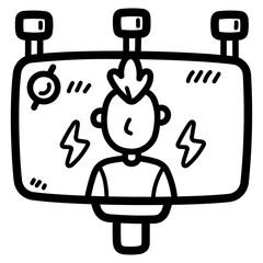 billboard line icon style