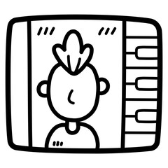 album line icon style