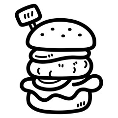 hamburger line icon style