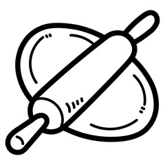 roller line icon style
