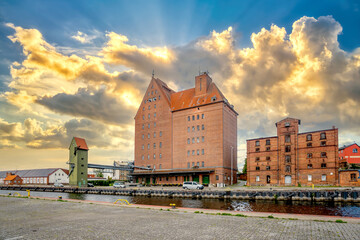 Obraz premium Hafen, Demmin, Deutschland 