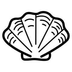 shell line icon style