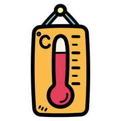 celsius filled outline icon style