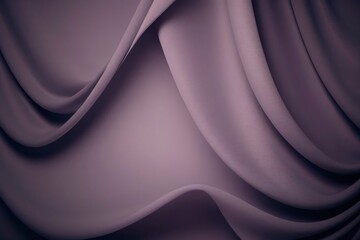 Obraz premium Graceful drapery on abstract folds of purple fabric. Generative AI