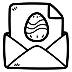 letter line icon style
