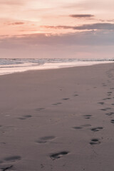 sunset at the beach